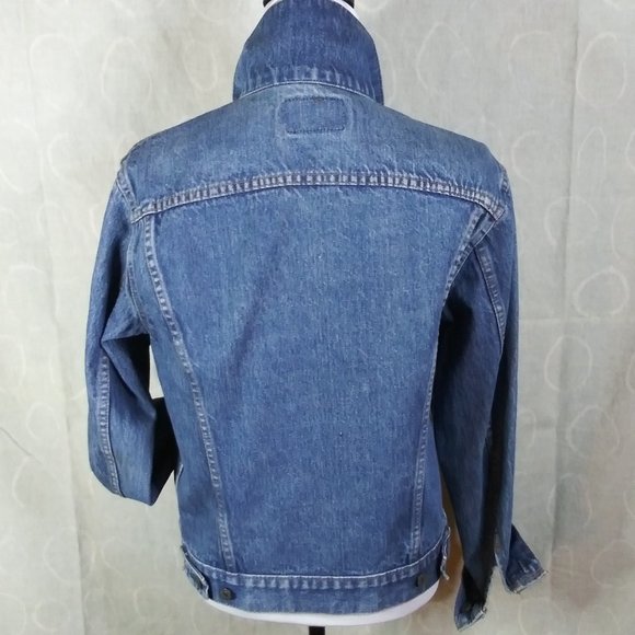 🎉🎉🎉 HP B192 Vintage Levi's Denim Trucker Jacket 40 🎉🎉🎉 - Picture 4 of 7
